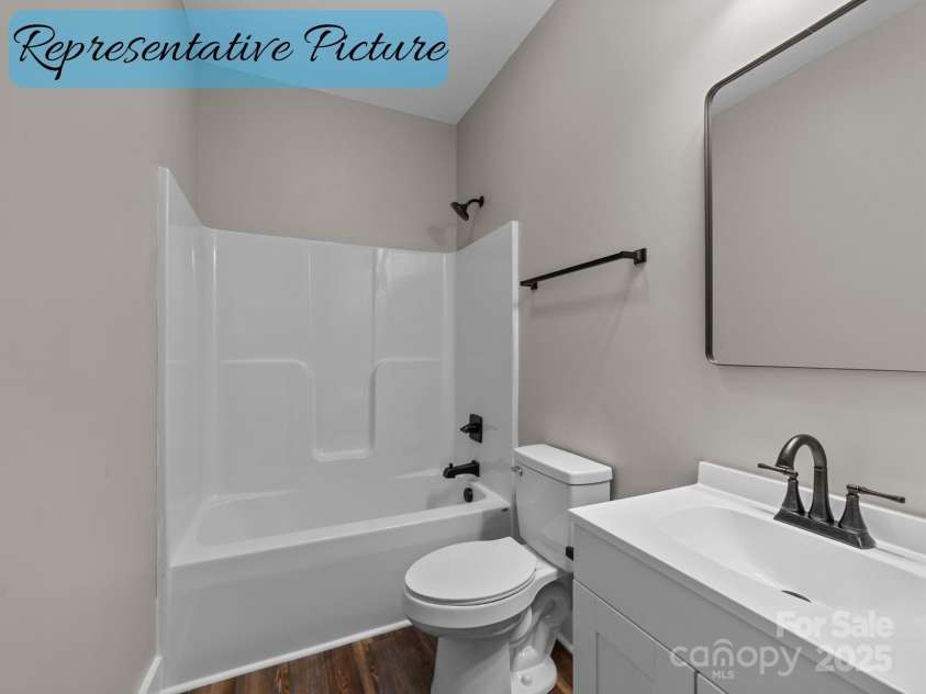 317 Cemetery Street, Richfield, NC 28137.  MLS# CAR4265255, YatesRealty ID 16265. Secondary Bathroom
