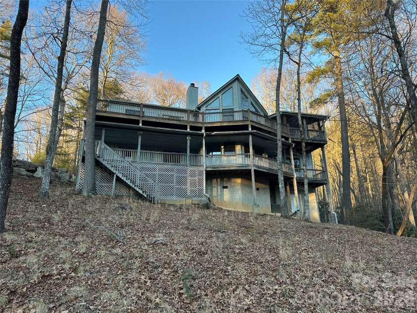 94 Blackberry Trail, Sapphire, NC 28774.  MLS# CAR4352189, YatesRealty ID 16281. Rear