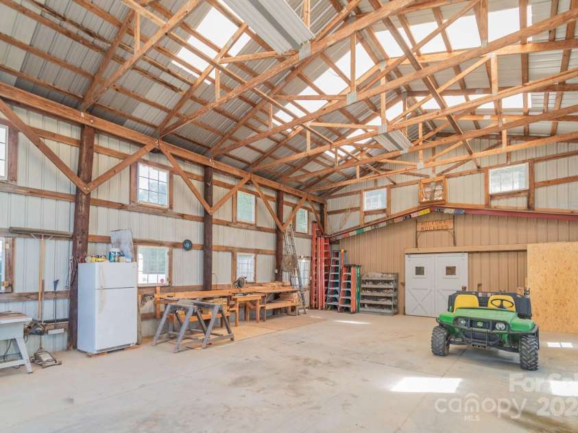 5067 Dixon Boulevard, Kings Mountain, NC 28086.  MLS# CAR4182616, YatesRealty ID 1629. Interior of workshop