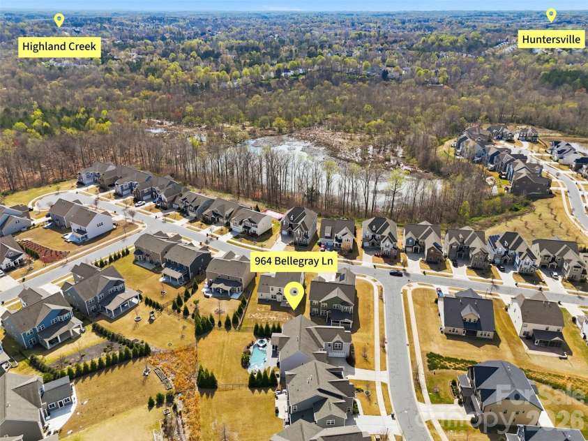 964 Bellegray Lane, Concord, NC 28027.  MLS# CAR4354778, YatesRealty ID 16290. 