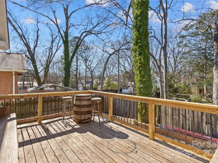 506 Church Street, Salisbury, NC 28144.  MLS# CAR4218717, YatesRealty ID 16294. Love the back deck with large church pew-on Church Street! Room to grill, add outdoor furniture and RELAX!!