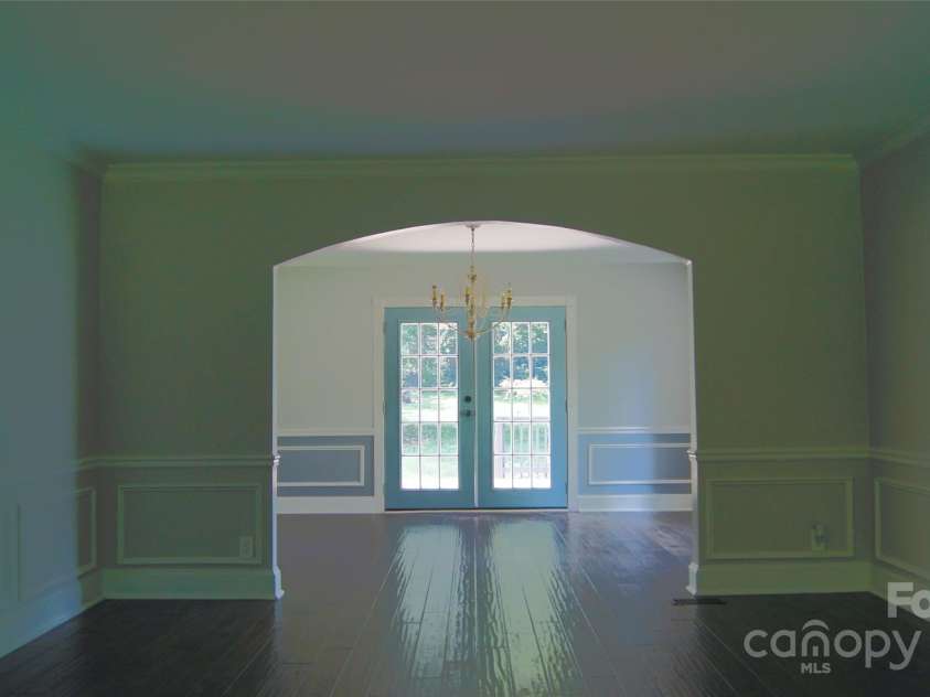 4905 Montibello Drive, Charlotte, NC 28226.  MLS# CAR4252898, YatesRealty ID 16311. VIEW FROM FORMAL LIVING ROOM TO FORMAL DINING ROOM