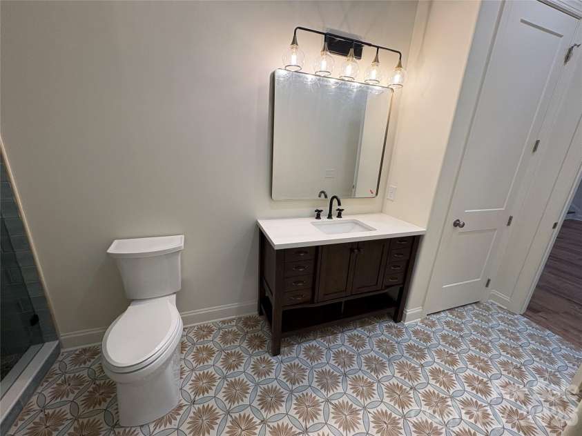 7217 Tesh Road, Monroe, NC 28110.  MLS# CAR4263981, YatesRealty ID 16313. Full bath on lower level