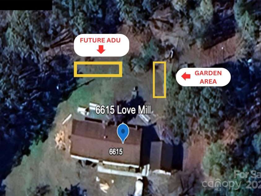 6615 Love Mill Road, Monroe, NC 28110.  MLS# CAR4216044, YatesRealty ID 16315. 