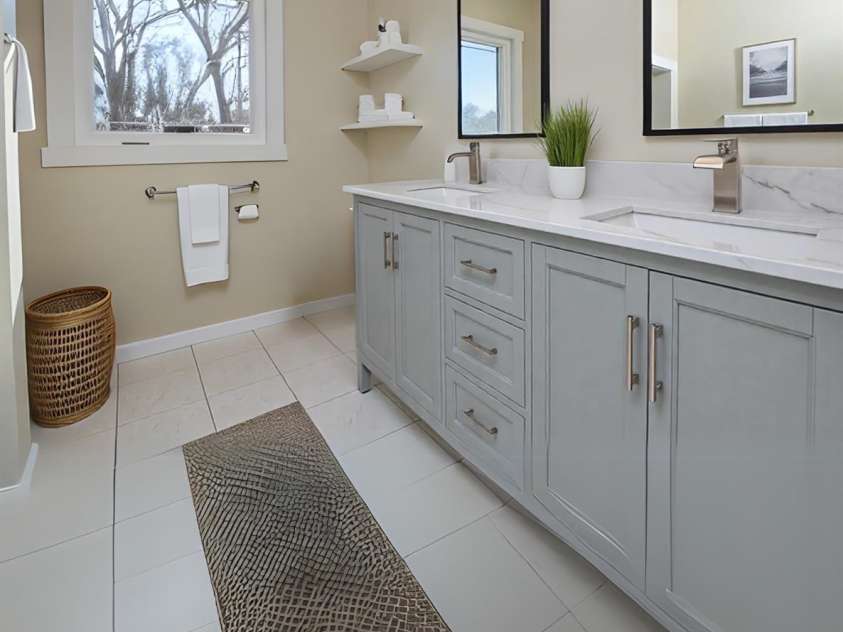 6615 Love Mill Road, Monroe, NC 28110.  MLS# CAR4216044, YatesRealty ID 16315. PRIMARY BATHROOM- VIRTUALLY STAGED FOR INSPIRATION
