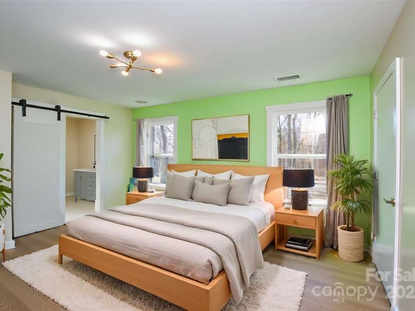 6615 Love Mill Road, Monroe, NC 28110.  MLS# CAR4216044, YatesRealty ID 16315. PRIMARY BEDROOM- VIRTUALLY STAGED FOR INSPIRATION