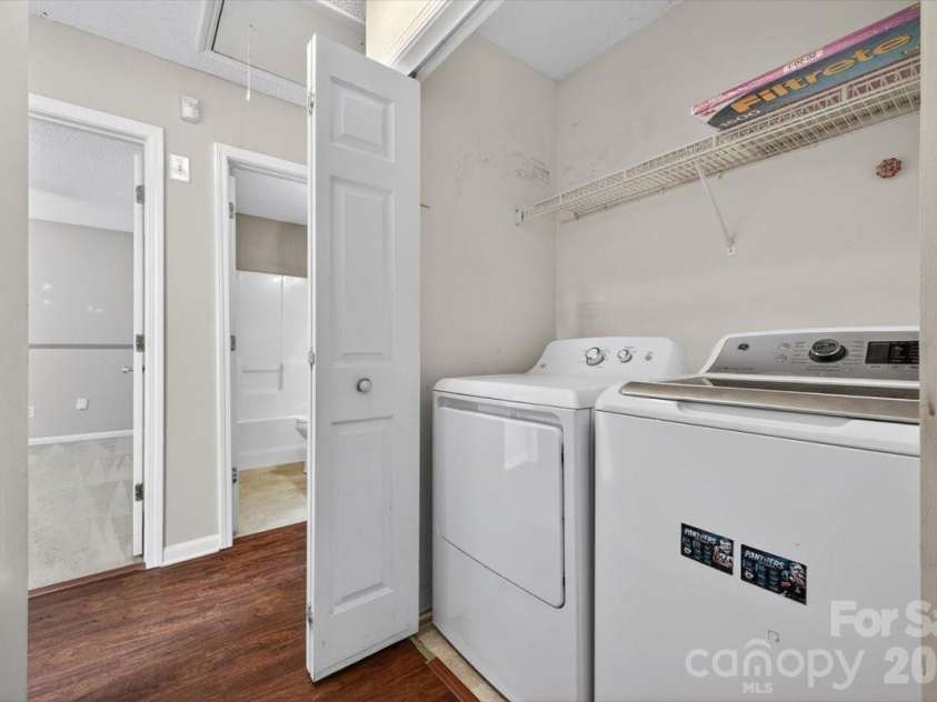 7124 Rumple Road, Charlotte, NC 28262.  MLS# CAR4337483, YatesRealty ID 16326. Laundry Area