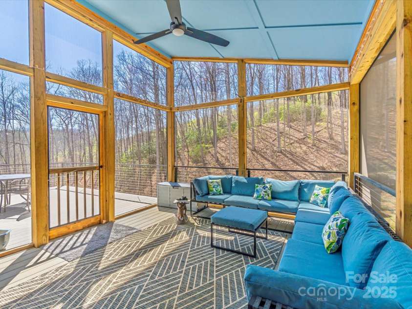 75 Ladyslipper Lane, Waynesville, NC 28786.  MLS# CAR4241976, YatesRealty ID 16337. Enjoy a bug-free summer out here!