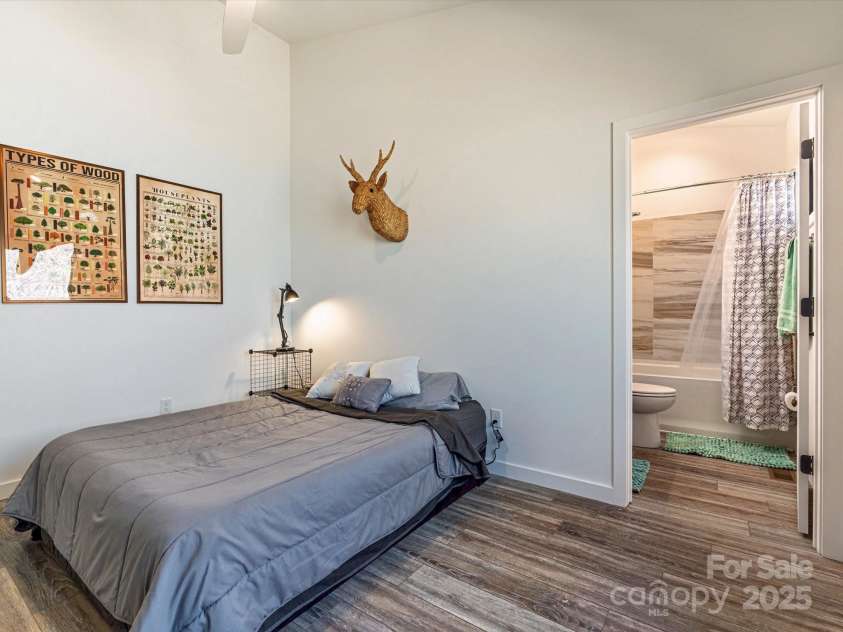 75 Ladyslipper Lane, Waynesville, NC 28786.  MLS# CAR4241976, YatesRealty ID 16337. Second bedroom on main level