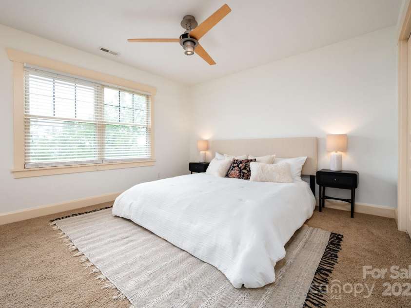 20 Grandview Drive, Asheville, NC 28806.  MLS# CAR4254983, YatesRealty ID 16343. Upper level primary bedroom with impressive views