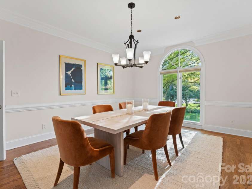 4501 Oglukian Road, Charlotte, NC 28226.  MLS# CAR4354683, YatesRealty ID 16356. Dining Room 