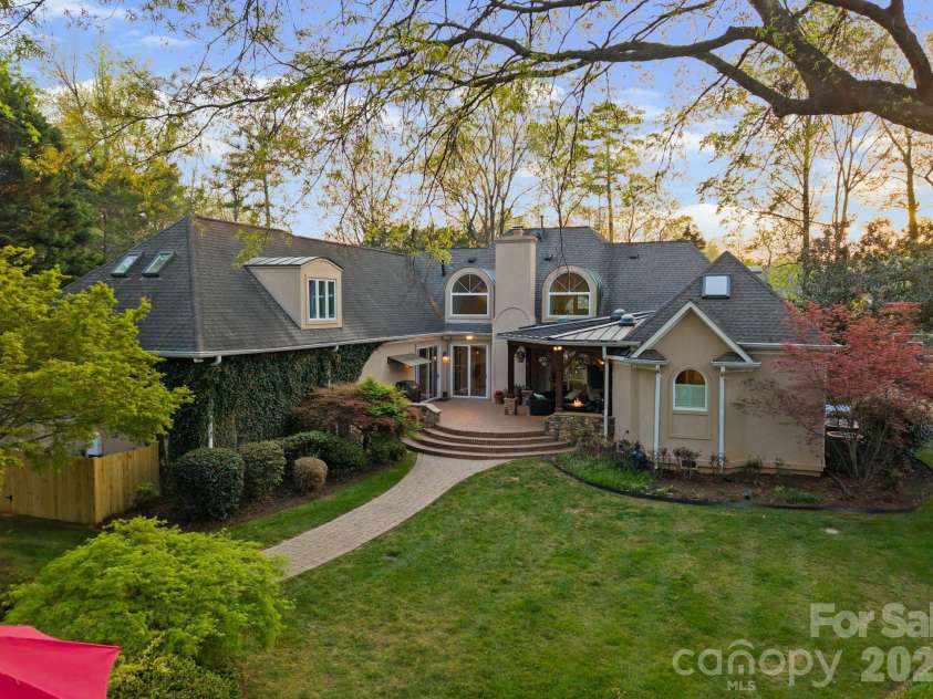 4501 Oglukian Road, Charlotte, NC 28226.  MLS# CAR4354683, YatesRealty ID 16356. Rear Exterior 