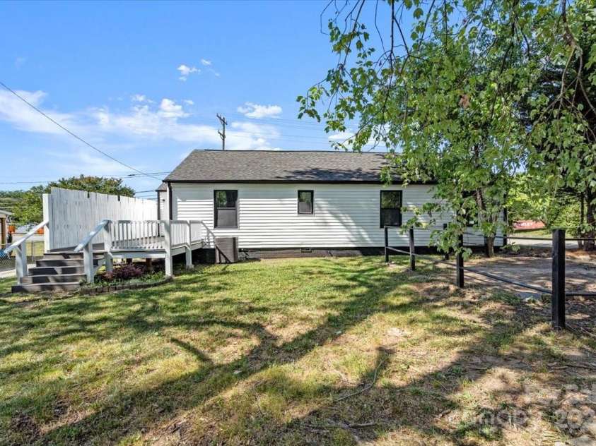 2609 Lowell Road, Gastonia, NC 28054.  MLS# CAR4249733, YatesRealty ID 16358. Exterior rear