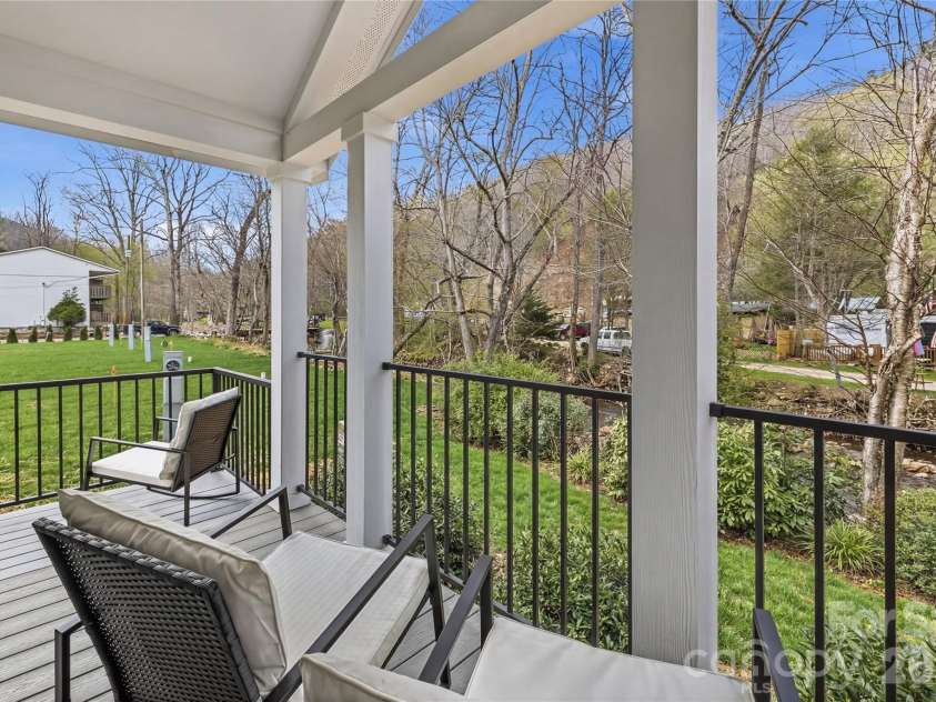 79 Getaway Lane, Maggie Valley, NC 28751.  MLS# CAR4370399, YatesRealty ID 16359. Virtual and to be Landscaping