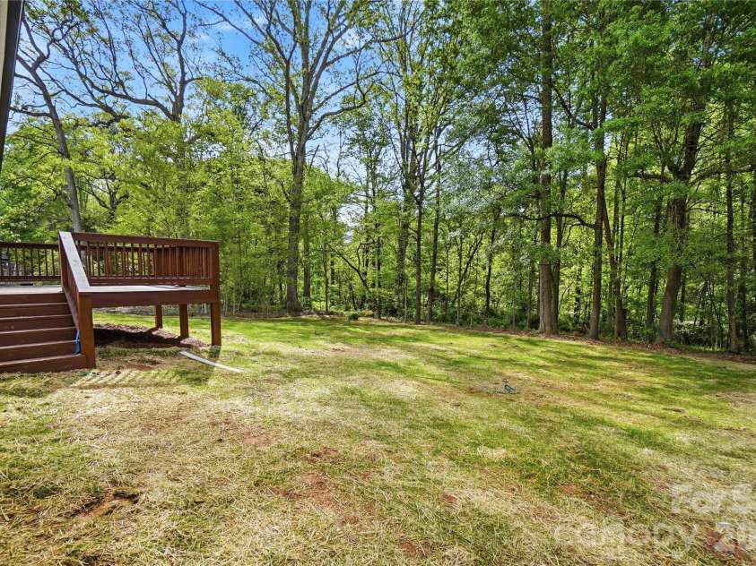 119 Ridge Road, Fort Mill, SC 29715.  MLS# CAR4365794, YatesRealty ID 16370. Back yard