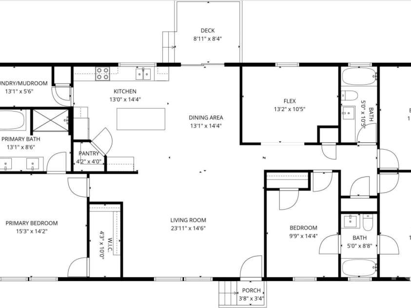 1704 Logan Terry Road, Lancaster, SC 29720.  MLS# CAR4366464, YatesRealty ID 16379. Huge floorplan with 3 full baths - new construction