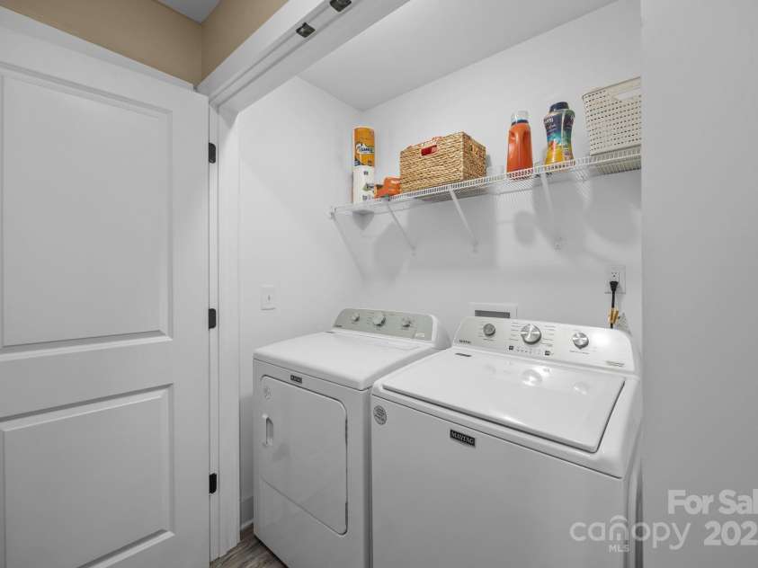 701 3rd Street, Conover, NC 28613.  MLS# CAR4332348, YatesRealty ID 1638. Laundry Closet off of kitchen