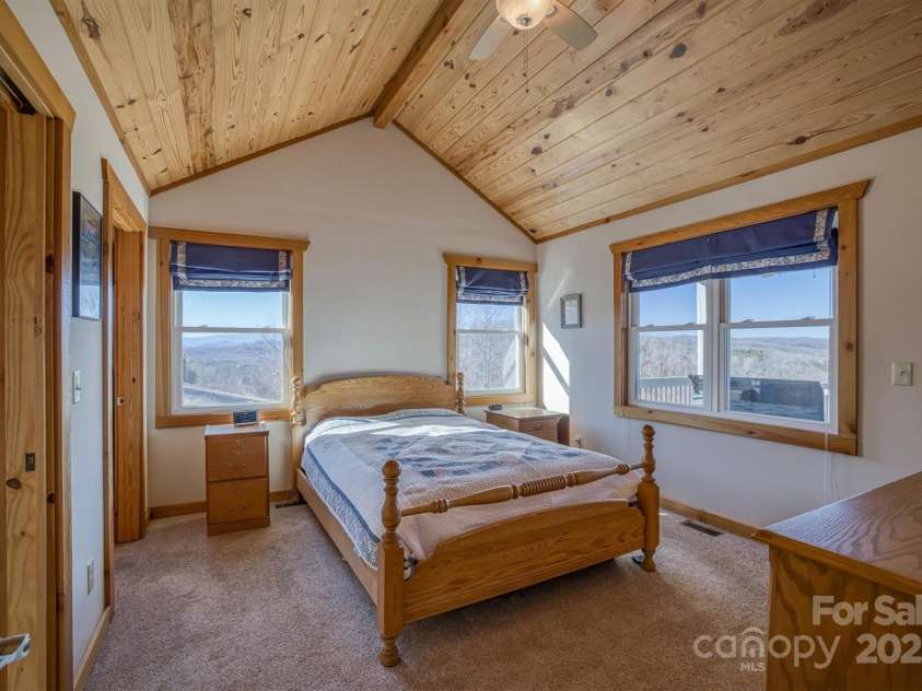 2262 Grandview Peaks Drive, Nebo, NC 28761.  MLS# CAR4230510, YatesRealty ID 1639. Primary Bedroom