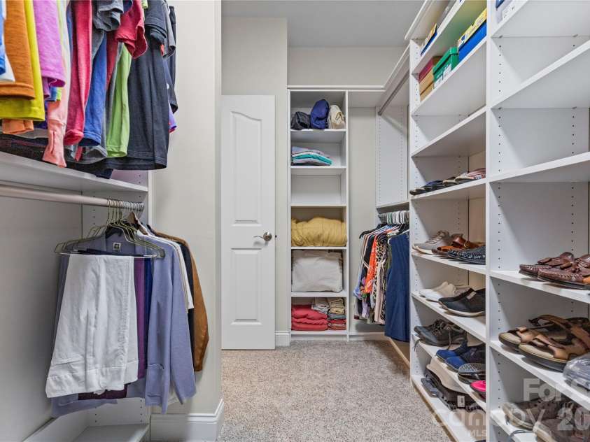 388 Cove Creek Loop, Mooresville, NC 28117.  MLS# CAR4304115, YatesRealty ID 16390. Primary Closet #1 with automatic lights