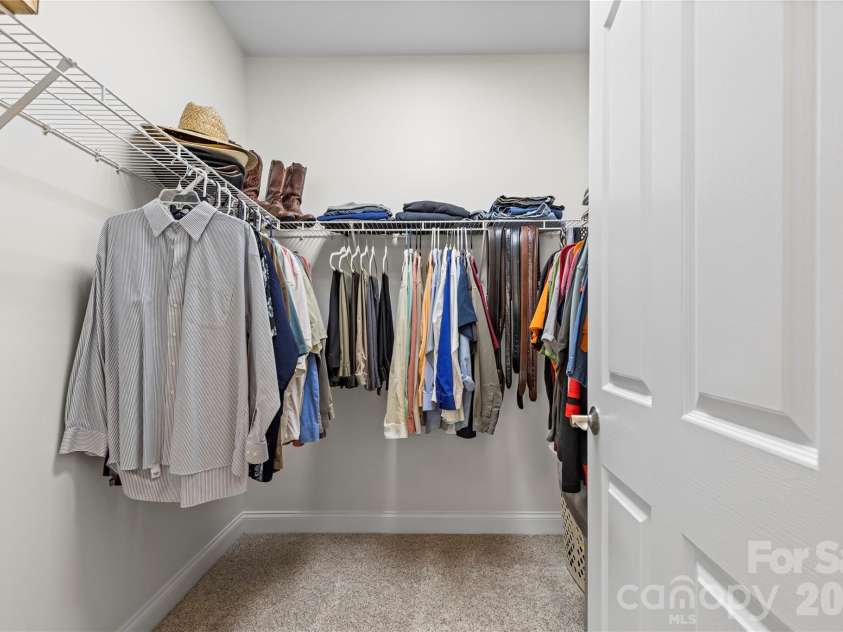388 Cove Creek Loop, Mooresville, NC 28117.  MLS# CAR4304115, YatesRealty ID 16390. Primary Closet #2 with automatic lights