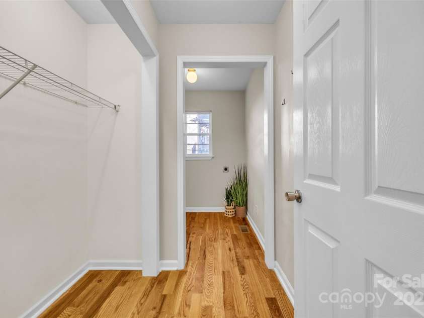312 Oak Knoll, Hildebran, NC 28637.  MLS# CAR4325397, YatesRealty ID 16393. Laundry room with closet