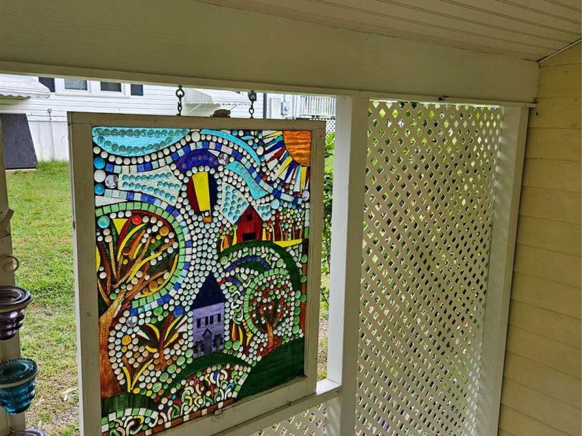 504 Pineburr Avenue, Valdese, NC 28690.  MLS# CAR4252890, YatesRealty ID 16395. Back Porch