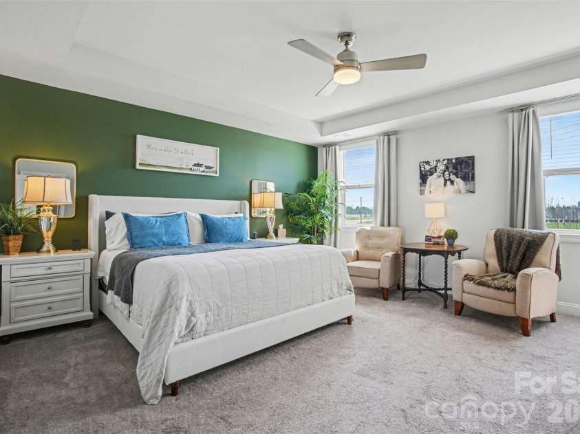 2647 Roseglen Lane, Indian Land, SC 29707.  MLS# CAR4315420, YatesRealty ID 16400. Spacious primary bedroom on upper level