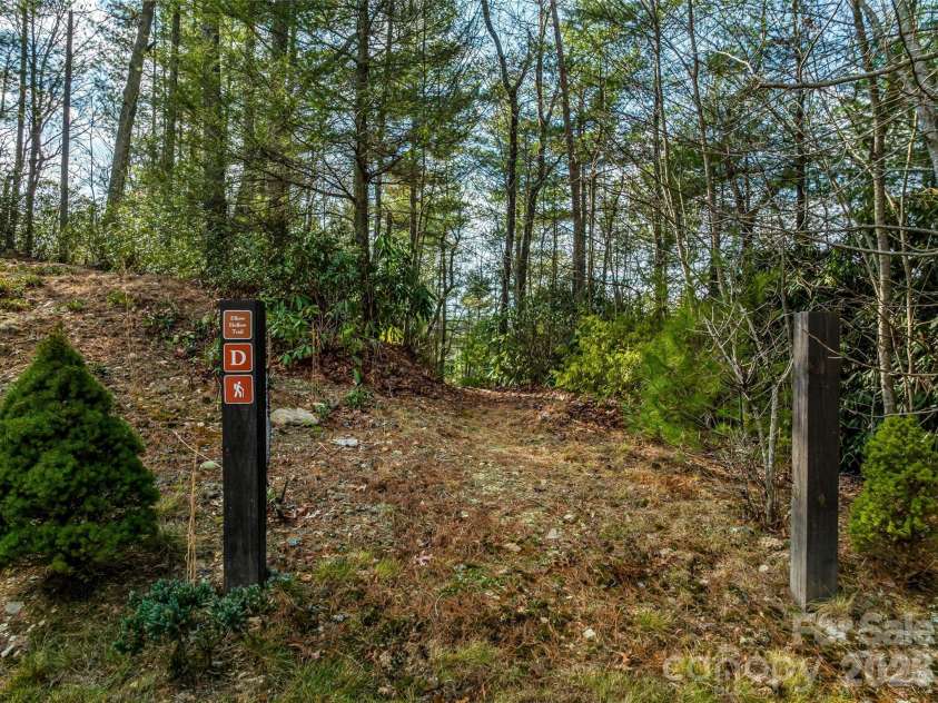 567 Wild River Run, Marshall, NC 28753.  MLS# CAR4353270, YatesRealty ID 16403. Neighborhood hiking trail
