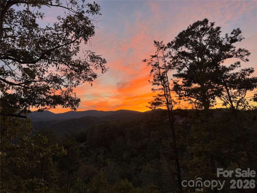 567 Wild River Run, Marshall, NC 28753.  MLS# CAR4353270, YatesRealty ID 16403. Stunning sunset view!
