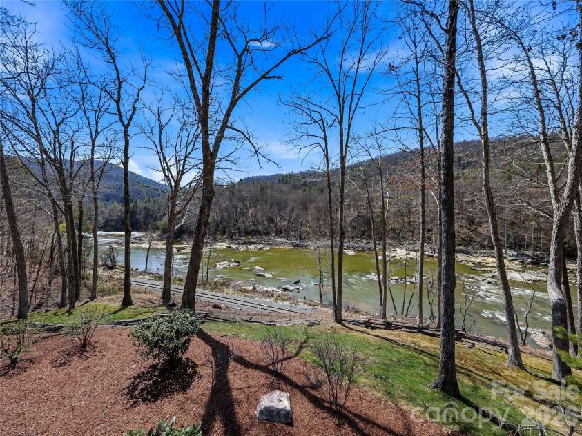 3735 French Broad Parkway, Marshall, NC 28753.  MLS# CAR4353806, YatesRealty ID 16404. View from the deck.