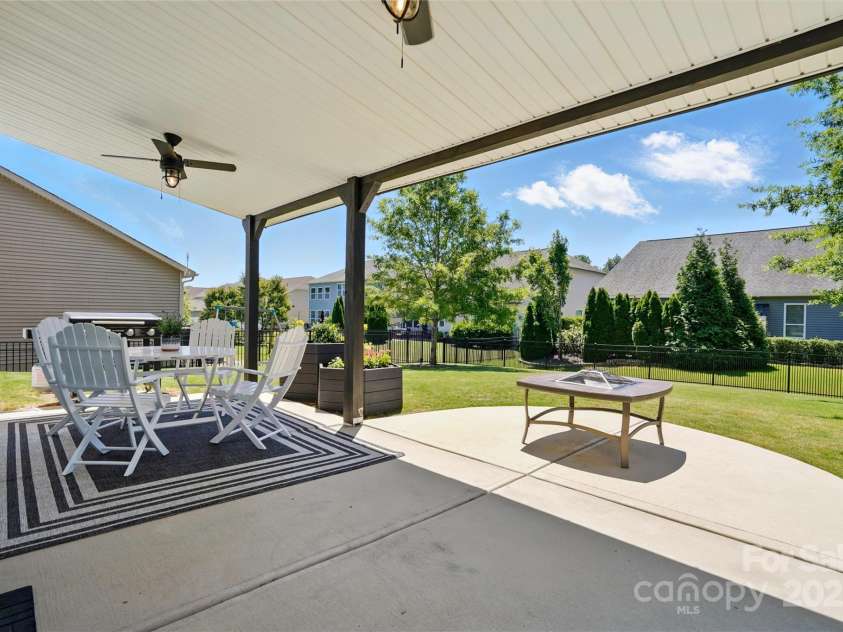 1478 Imperial Court, York, SC 29745.  MLS# CAR4263177, YatesRealty ID 16409. The private back porch is your personal oasis.