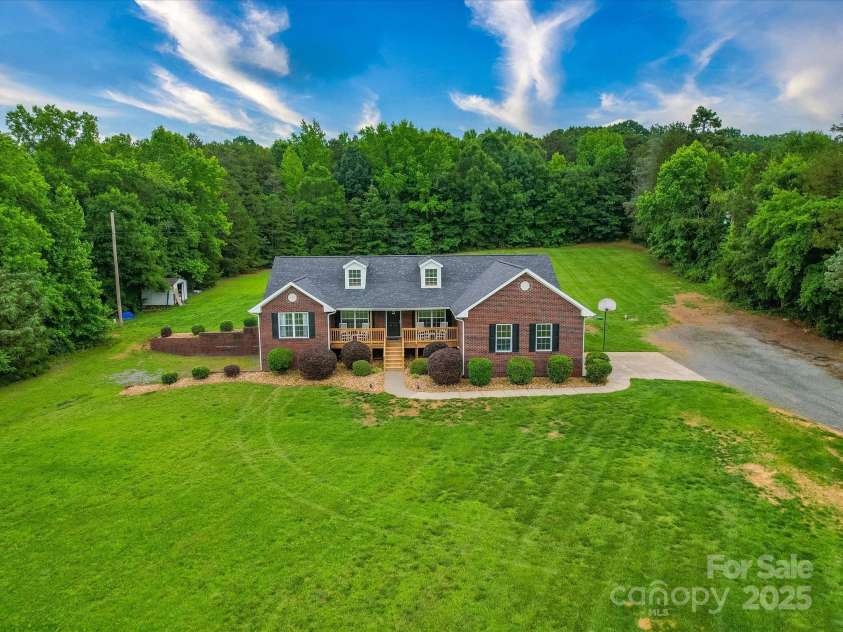1060 Lentz Harness Shop Road, Mount Pleasant, NC 28124.  MLS# CAR4265582, YatesRealty ID 16422. Aerial Front
