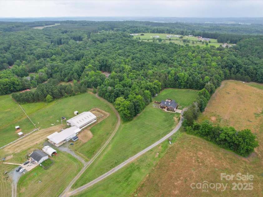 1060 Lentz Harness Shop Road, Mount Pleasant, NC 28124.  MLS# CAR4265582, YatesRealty ID 16422. Aerial View