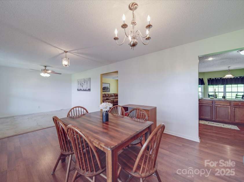 1060 Lentz Harness Shop Road, Mount Pleasant, NC 28124.  MLS# CAR4265582, YatesRealty ID 16422. Dining Room/Living Room