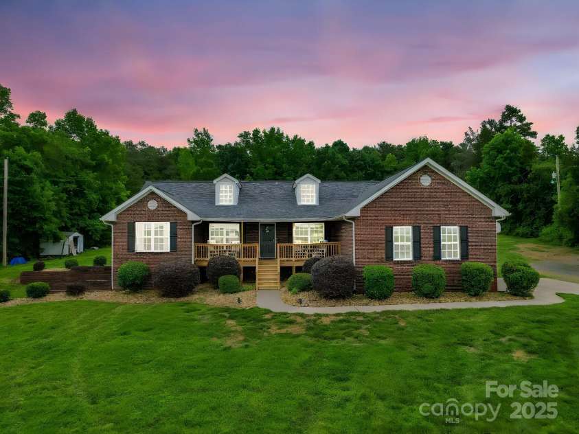1060 Lentz Harness Shop Road, Mount Pleasant, NC 28124.  MLS# CAR4265582, YatesRealty ID 16422. Twilight Photo