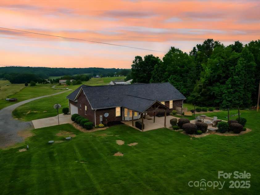 1060 Lentz Harness Shop Road, Mount Pleasant, NC 28124.  MLS# CAR4265582, YatesRealty ID 16422. Twilight Photo