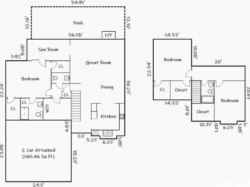 3725 Rock Bridge Drive, Conover, NC 28613.  MLS# CAR4368528, YatesRealty ID 16423. Floor plan