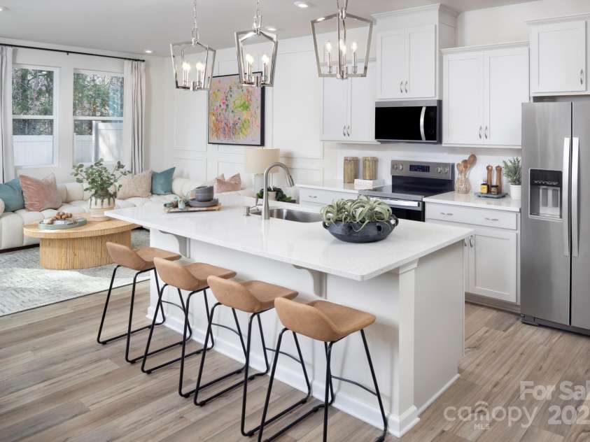 2485 Hedgecliff Road, Kannapolis, NC 28025.  MLS# CAR4265943, YatesRealty ID 16426. Kitchen-Sierra Decorated Model Home-like subject property