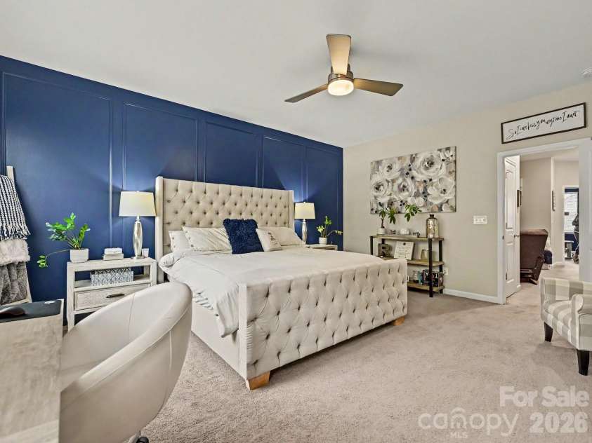 2704 Cregstone Way, Fort Mill, SC 29715.  MLS# CAR4362917, YatesRealty ID 16428. Primary Bedroom
