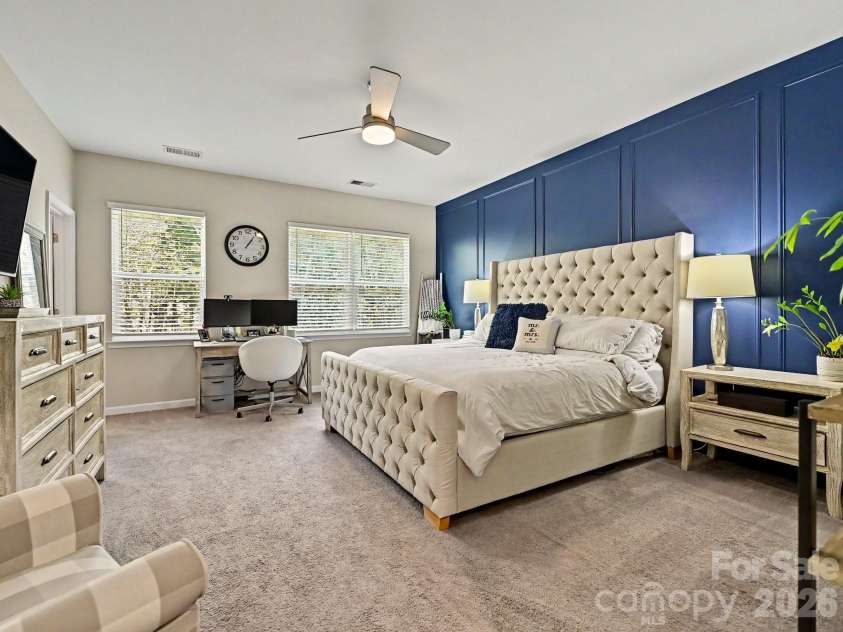 2704 Cregstone Way, Fort Mill, SC 29715.  MLS# CAR4362917, YatesRealty ID 16428. Primary Bedroom