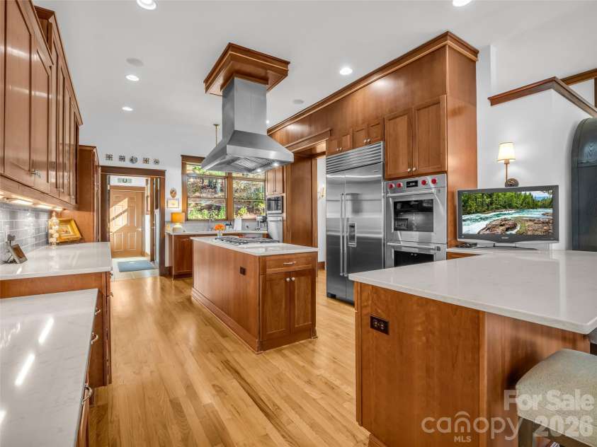 720 Overlook Drive, Flat Rock, NC 28731.  MLS# CAR4365121, YatesRealty ID 16429. Designed for entertaining with generous prep space