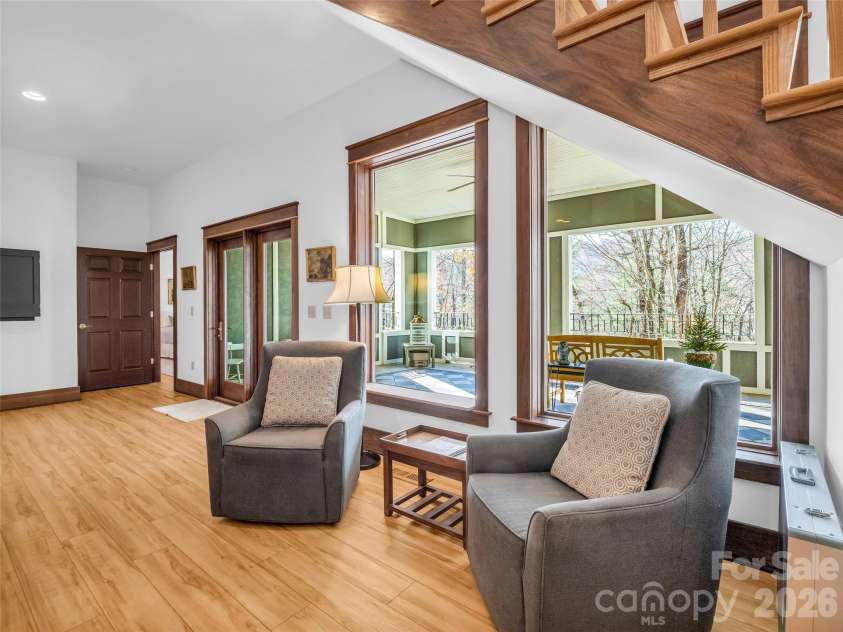720 Overlook Drive, Flat Rock, NC 28731.  MLS# CAR4365121, YatesRealty ID 16429. Lower Level Flex Space