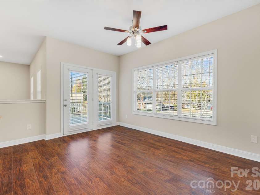 2912 Tallard Lane, Charlotte, NC 28270.  MLS# CAR4336197, YatesRealty ID 16432. Kitchen Leads to Spacious Deck