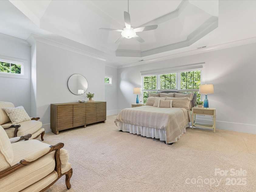 3825 Mountain Cove Drive, Charlotte, NC 28216.  MLS# CAR4254771, YatesRealty ID 16432. Primary with tray ceiling