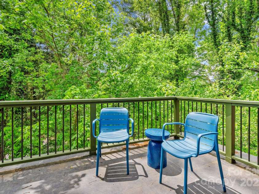 21 Sylvan Avenue, Asheville, NC 28801.  MLS# CAR4300108, YatesRealty ID 16433. Porch off Primary 