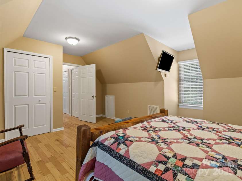 1493 Upper Browns Creek Road, Burnsville, NC 28714.  MLS# CAR4261029, YatesRealty ID 16437. Bedroom 1 on the 2nd floor