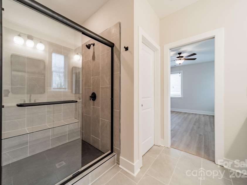 576 Reid Street, Belmont, NC 28012.  MLS# CAR4228458, YatesRealty ID 16438. Primary Shower
