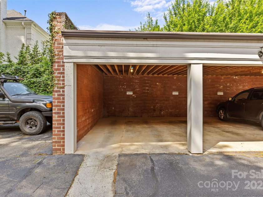 108 Colville Road, Charlotte, NC 28207.  MLS# CAR4233402, YatesRealty ID 16447. Deeded carport space is #7.