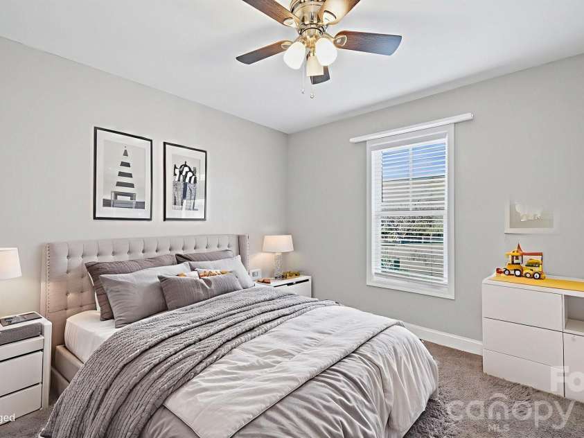 3897 Ritchie Road, Lincolnton, NC 28092.  MLS# CAR4350349, YatesRealty ID 16449. Primary Bedroom virtually staged 