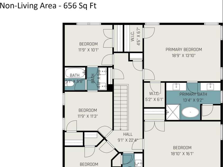 7725 Shalom Drive, Charlotte, NC 28216.  MLS# CAR4309397, YatesRealty ID 1645. Second Floor